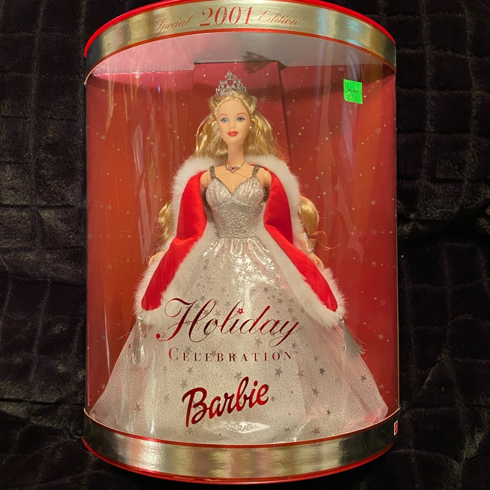 Limited Edition 2001 Holiday Celebration Barbie!! NWT!!
